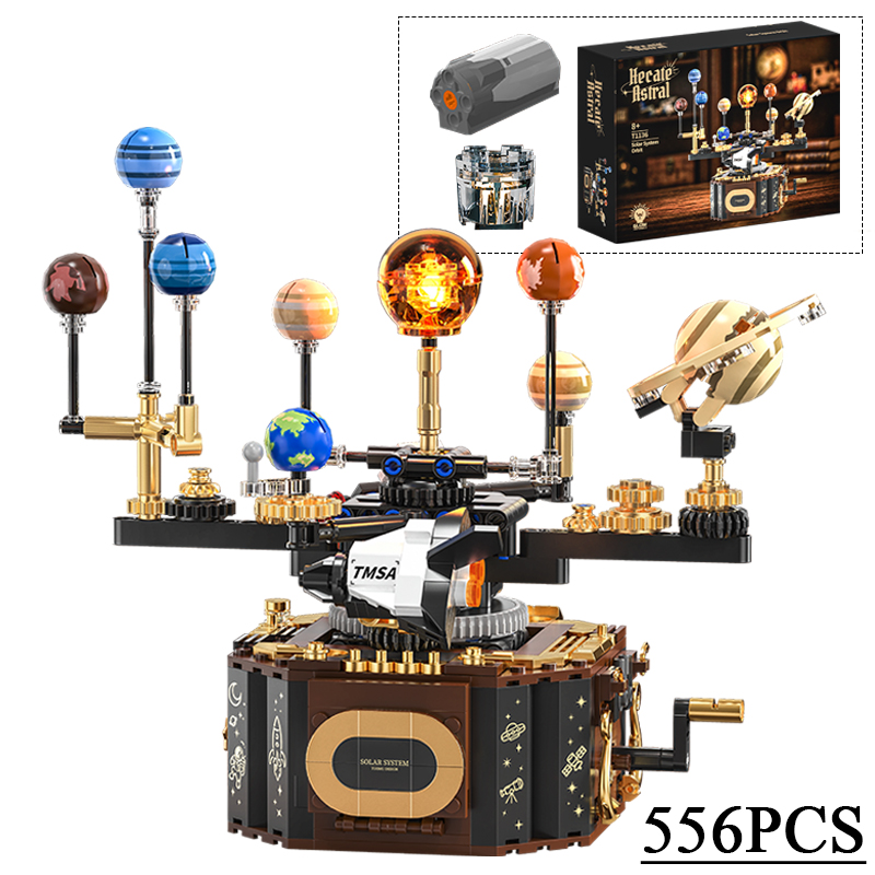 Solar System Orrery - Set Creativo di 556 Pezzi del