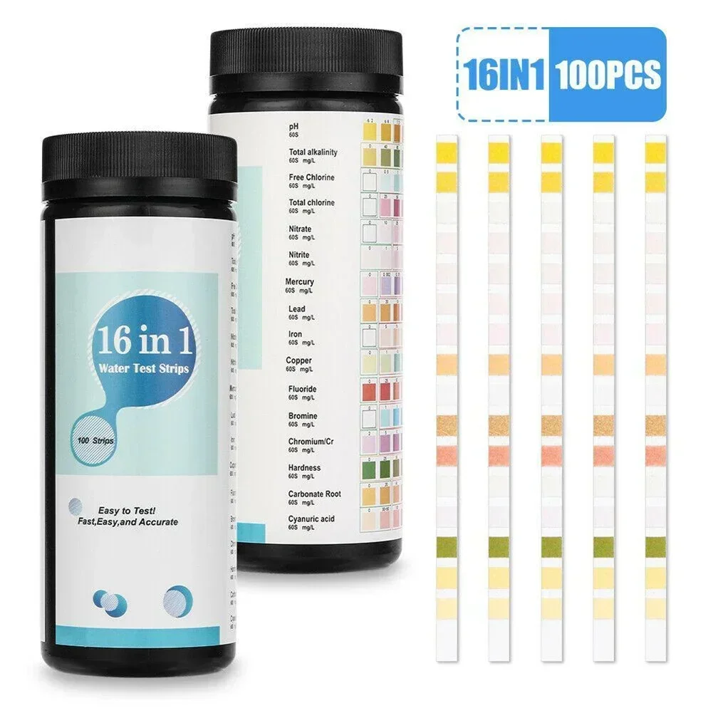 Ph Strip Test - Kit per test dell'acqua potabile 16