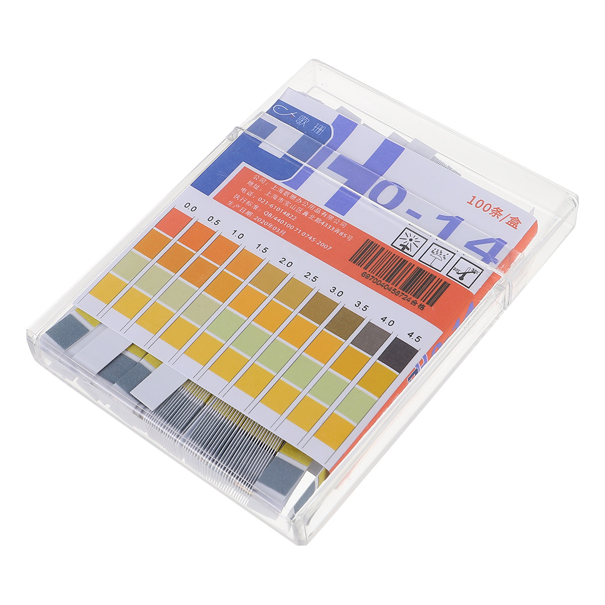 Ph Strip Test - 100 Strisce di Carta per Test