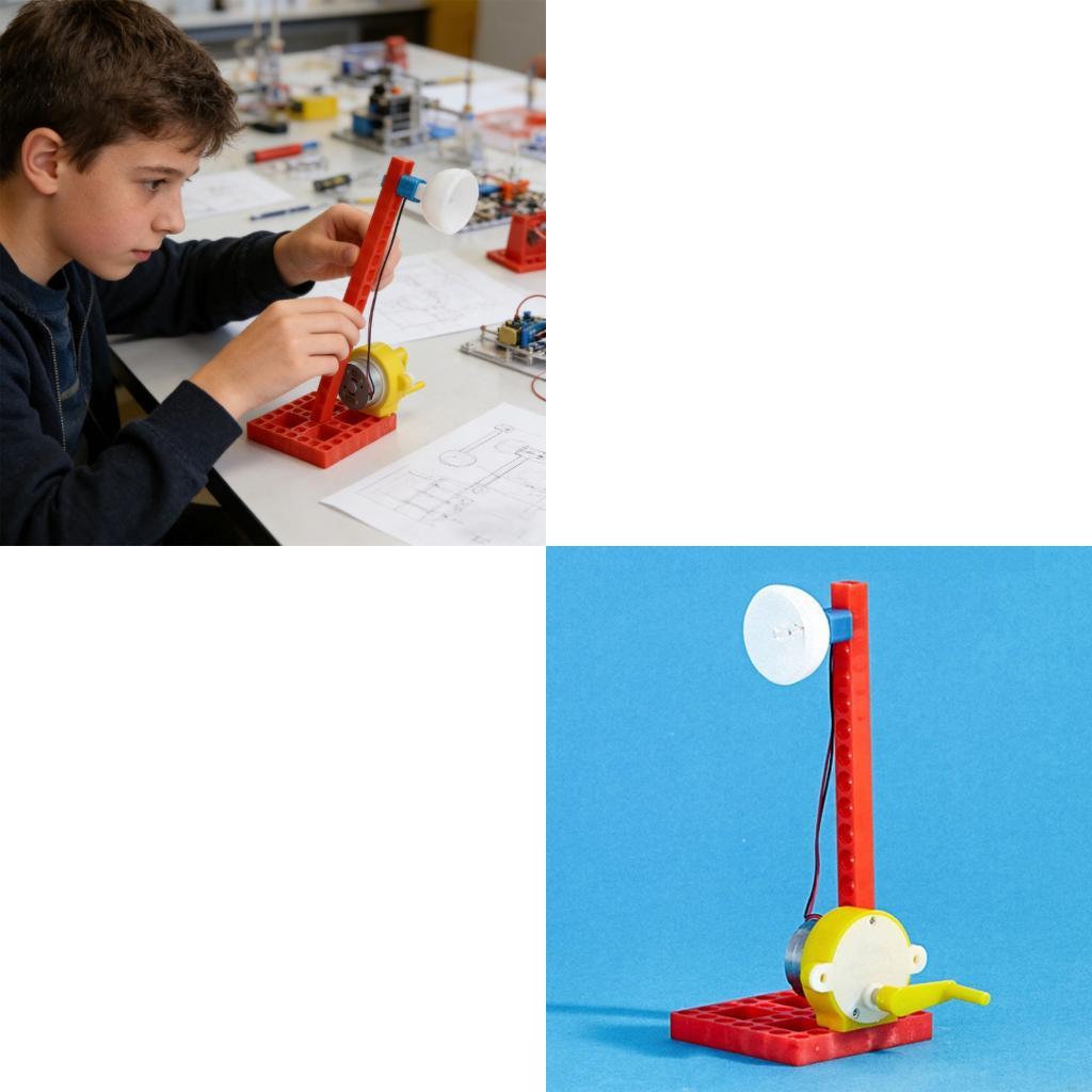 Science Project Physics - Generatore meccanico manuale educativo per esperimenti