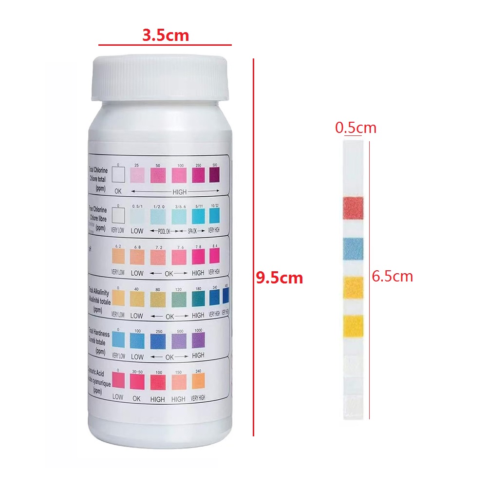 50 pz/bottiglia Multiuso 6 in  - Ph Strip Test recensione e prezzo