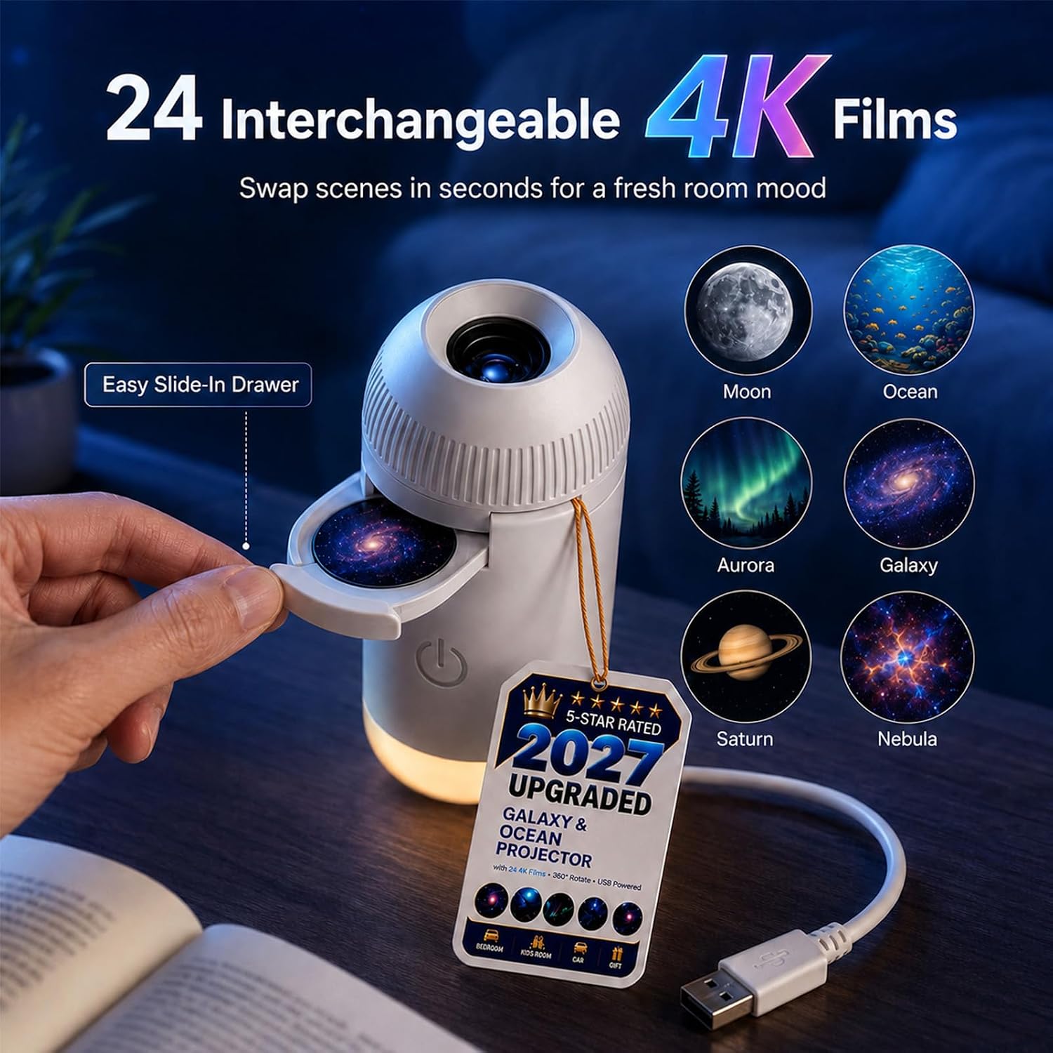 Proiettore di cielo stellato U - Planetarium Projector Home recensione e prezzo